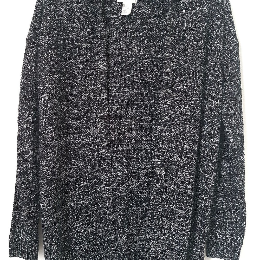 H&M Conscious Women Black/Gray Knit Cardigan, S